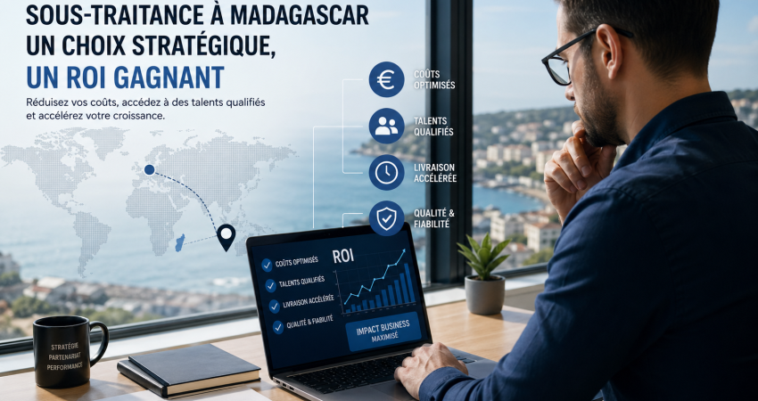 Sous-traitance à Madagascar pour améliorer le ROI d’un projet web offshore
