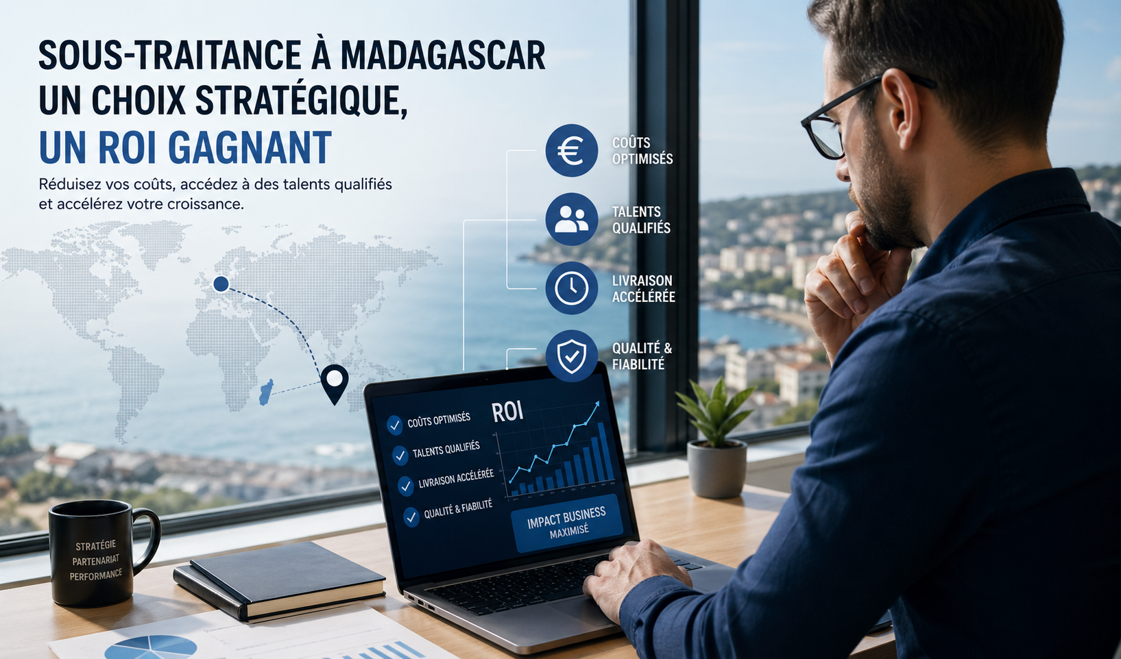 Sous-traitance à Madagascar pour améliorer le ROI d’un projet web offshore